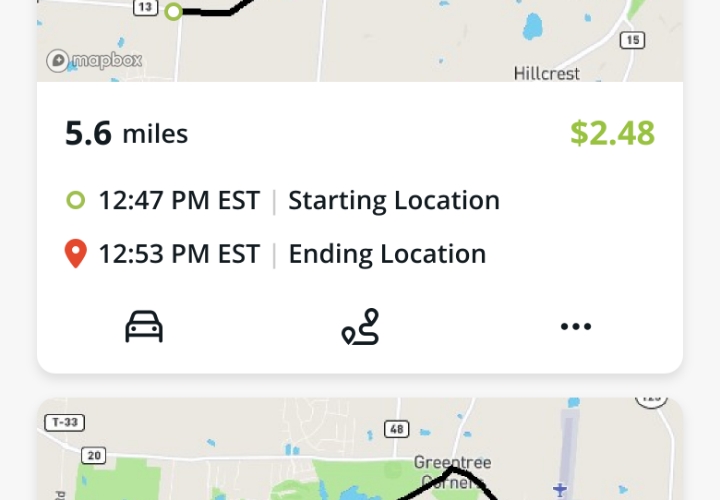 Automatic Tracking in Mileage Scout